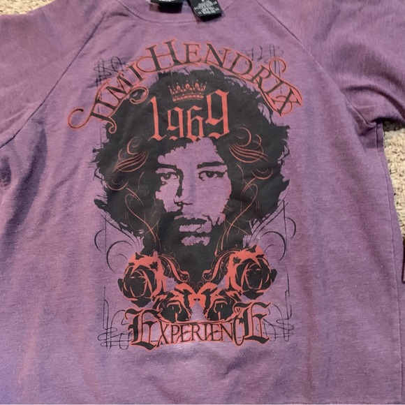 Jimi Hendrix 1969 Experience Purple Sweatshirt Medium - Picture 2 of 4
